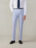 Blue & White Seersucker Suit Pants - Regular