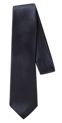 Navy Satin Necktie