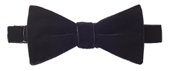 Black Velvet Bow Tie