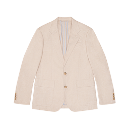 Mojave Tan Linen Suit Jacket