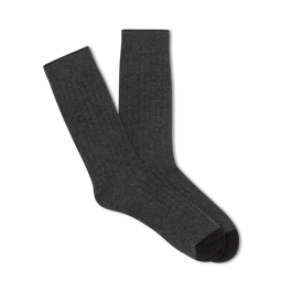 Charcoal Solid Sock
