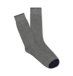 Grey Solid Sock