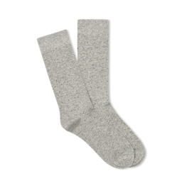 Light Grey Pindot Sock