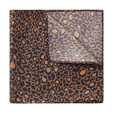 Leopard Print Pocket Square