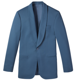 Light Blue Shawl Jacket