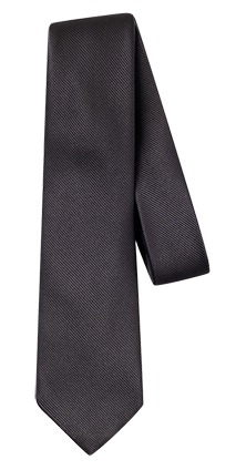 Black Silk Necktie