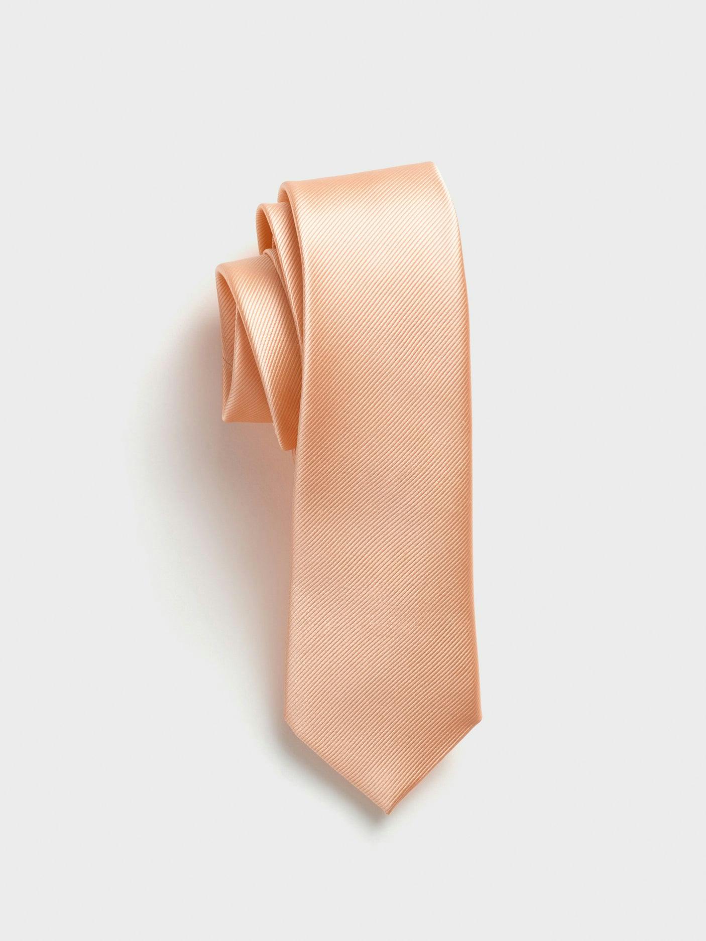 Apricot Silk Necktie
