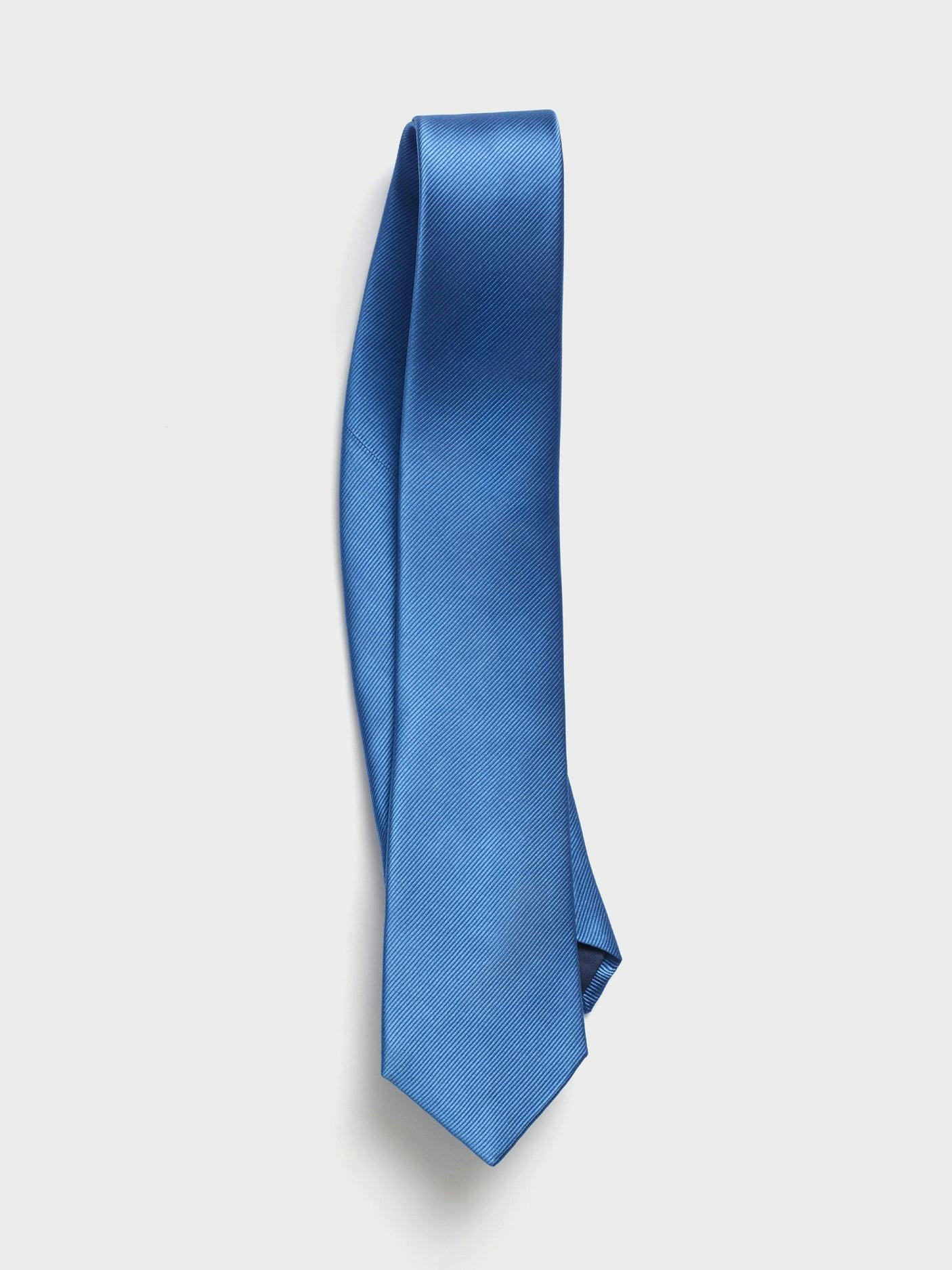 Cobalt Silk Necktie