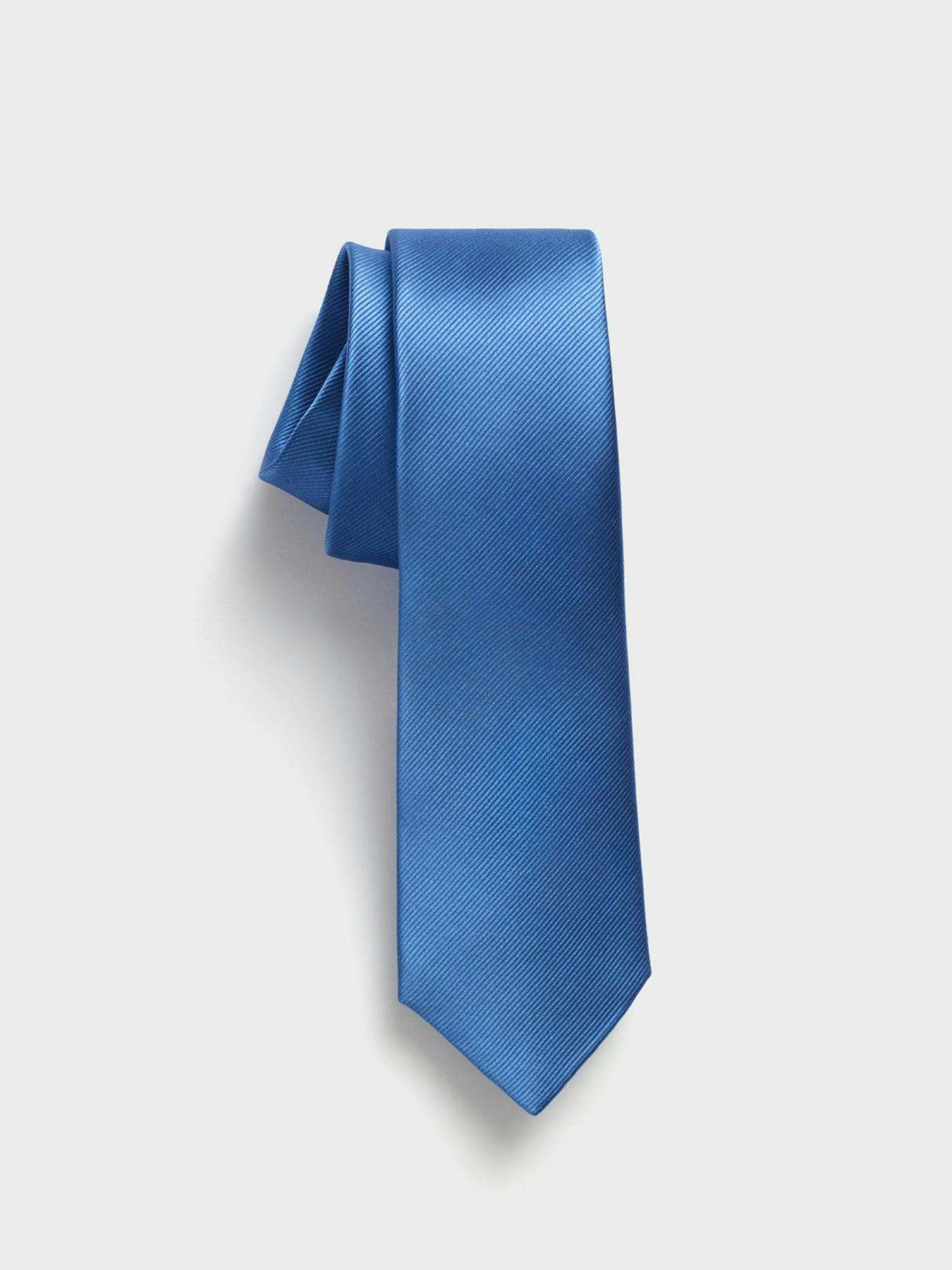 Cobalt Silk Necktie