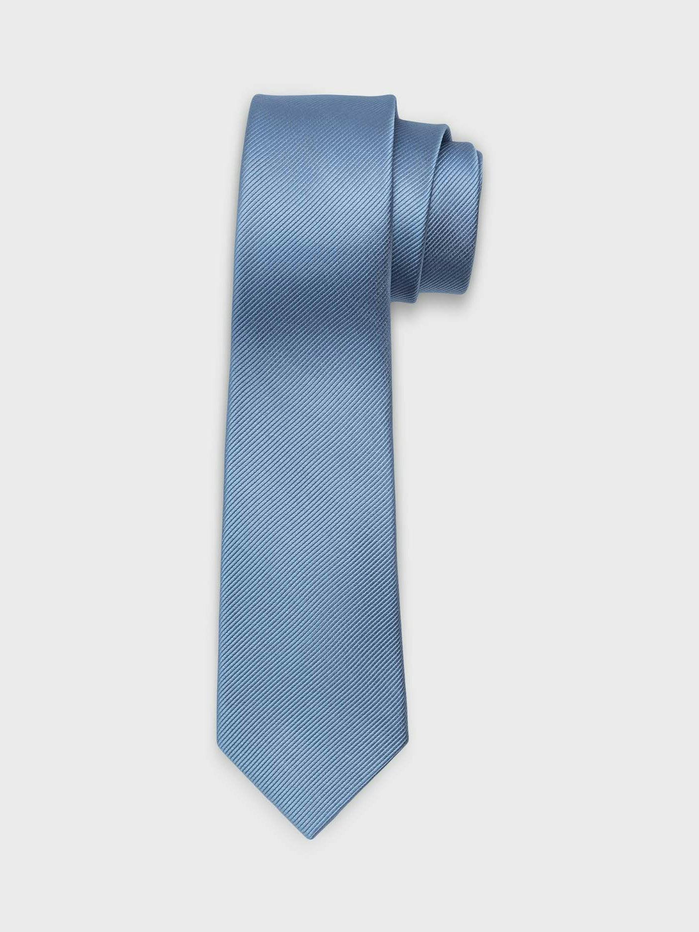 Dusty Blue Silk Necktie