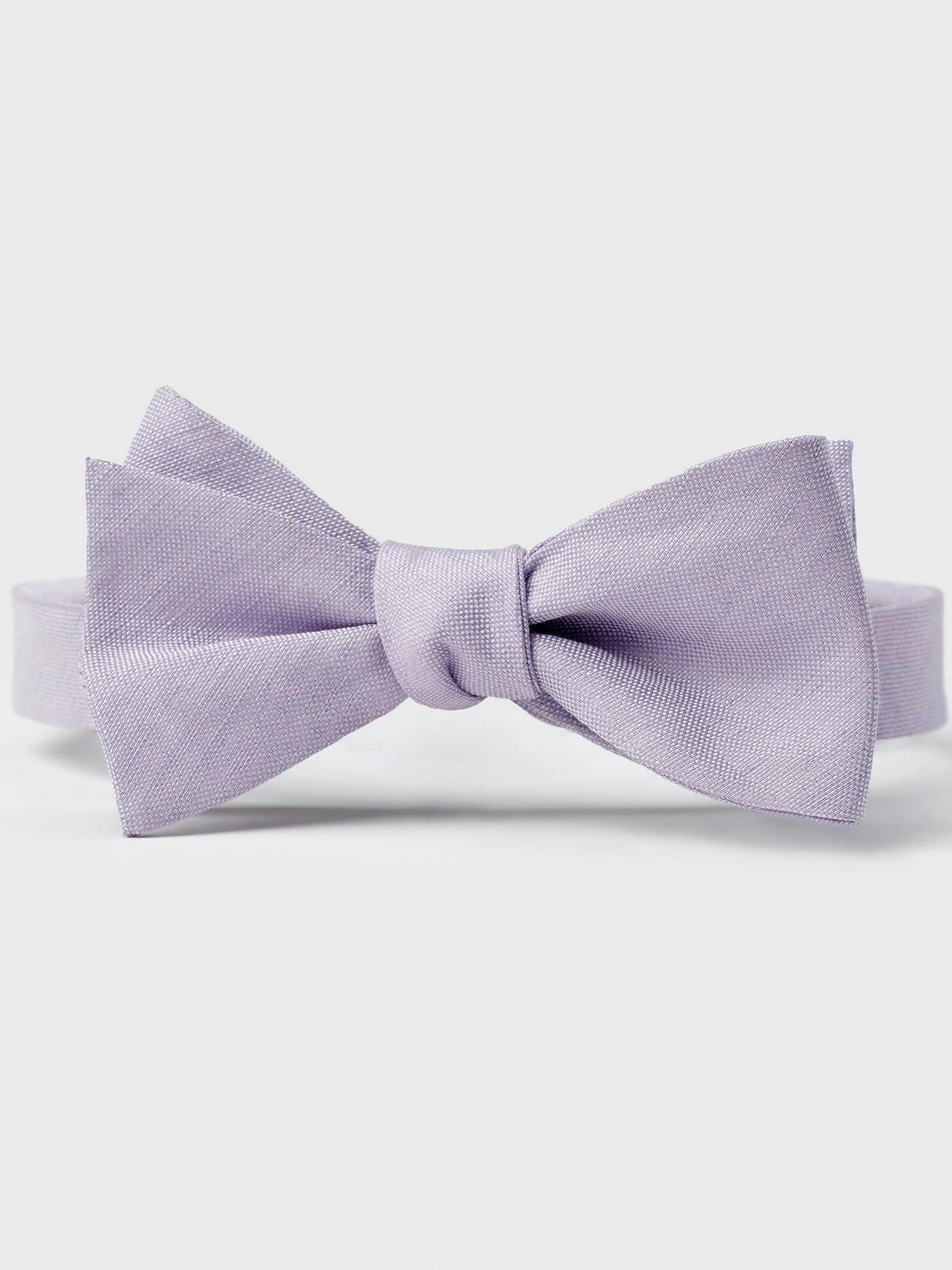 Lilac Linen/Silk Bow Tie
