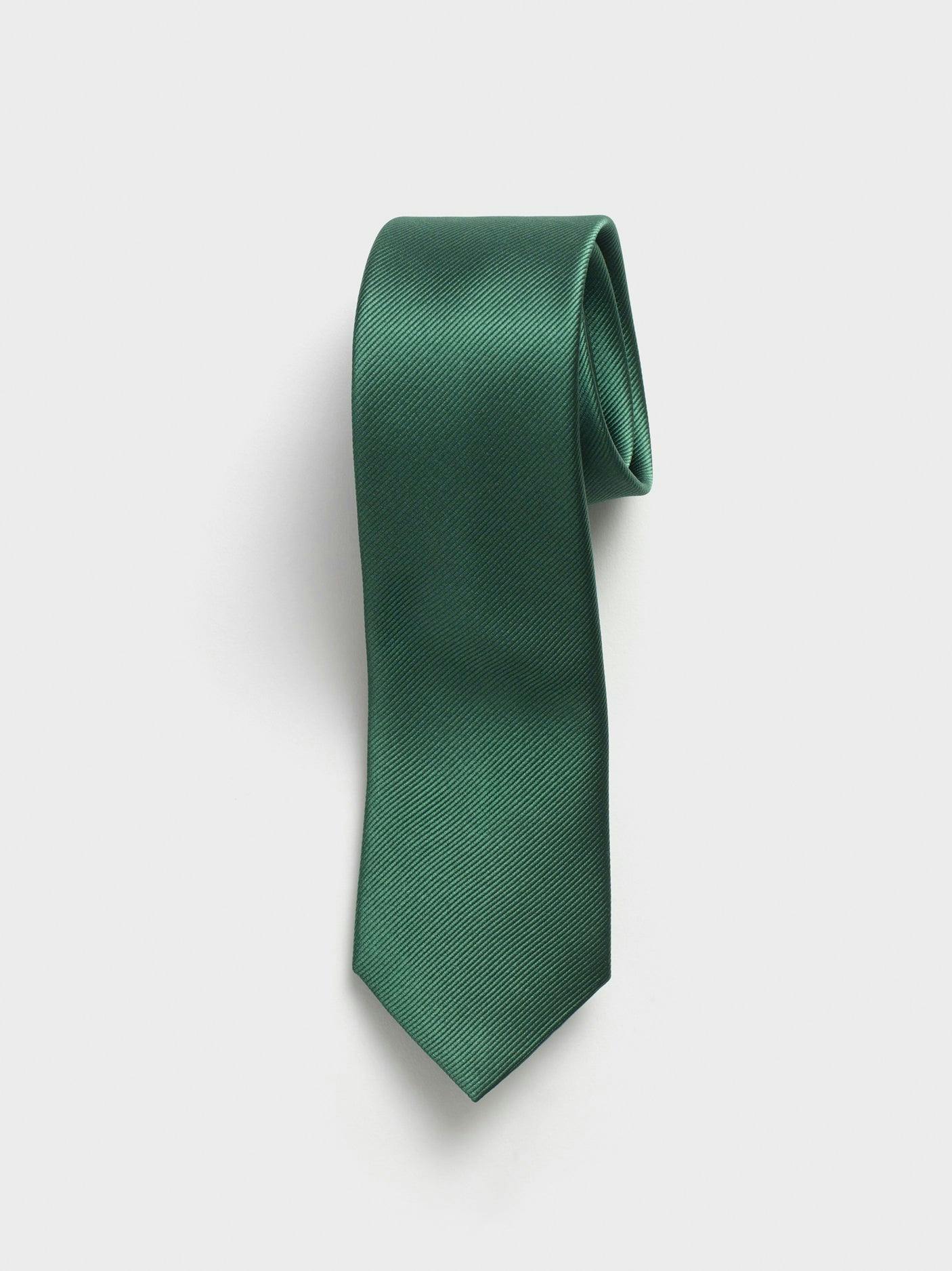 Olive Silk Necktie