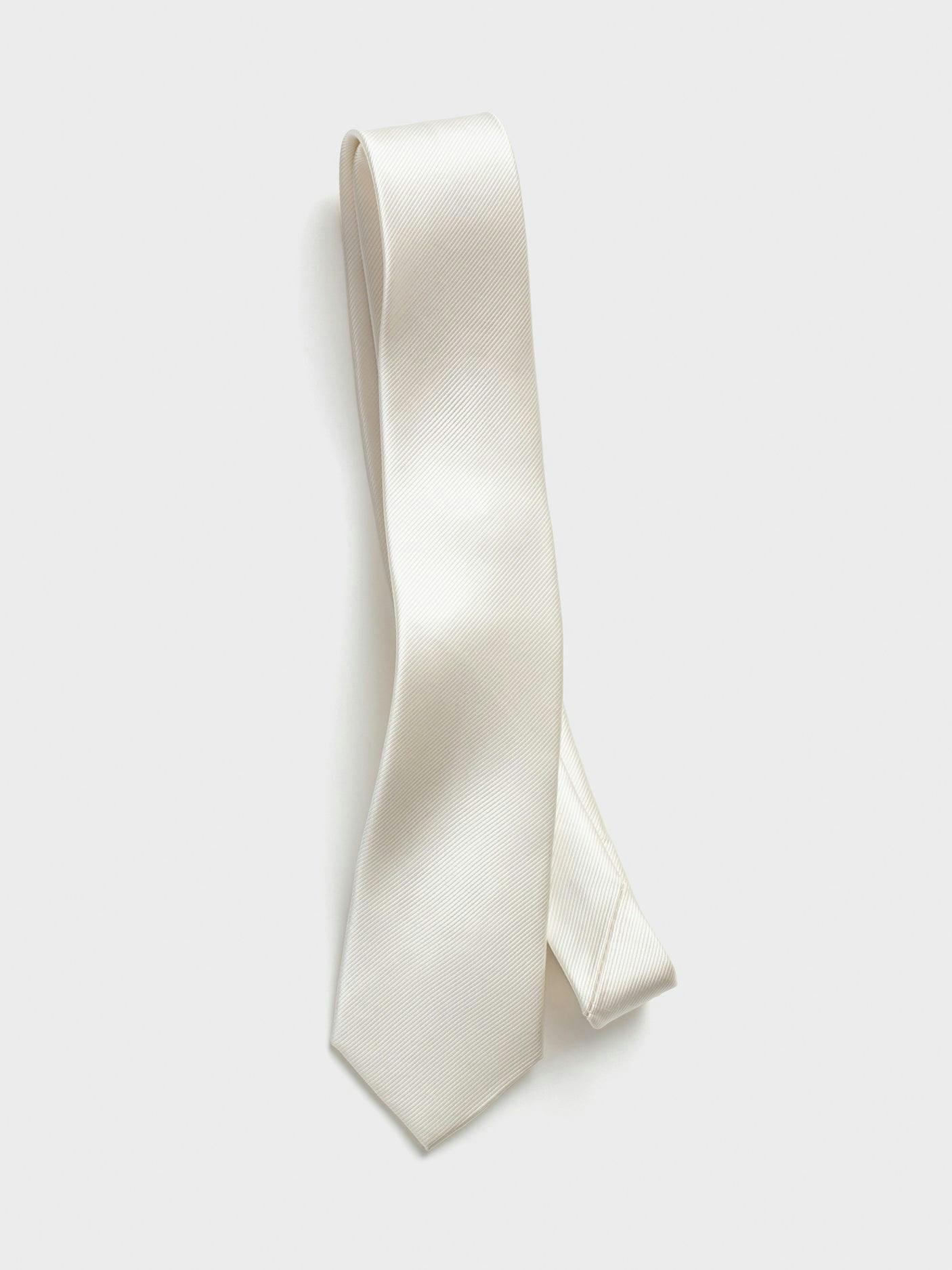 Platinum Silk Necktie