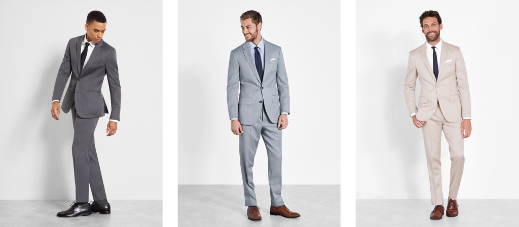 Spring and summer groomsmen suit ideas.