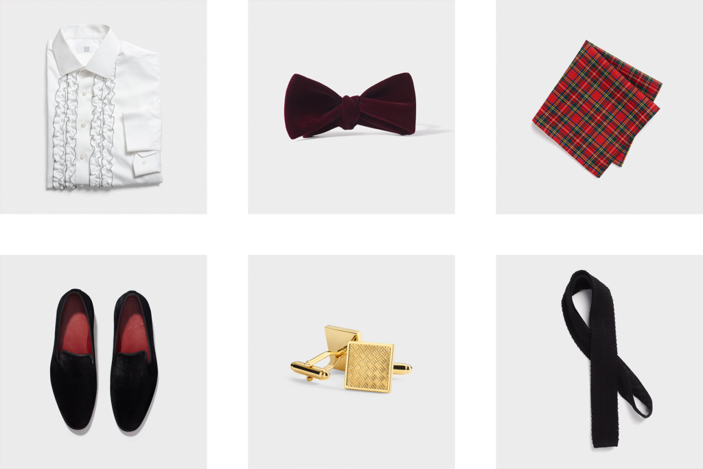 Winter groomsmen tux accessories ideas.