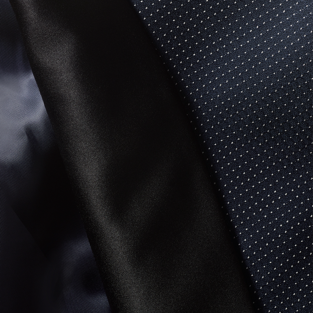 Midnight Pindot Tux fabric.