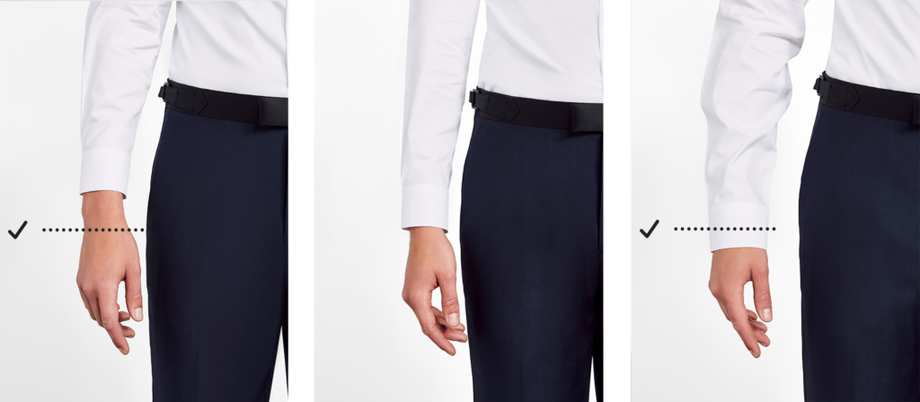 Dress Shirt Sleeve Length | The Black Tux Blog