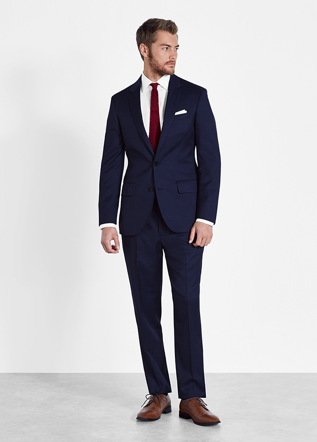 blue men's prom suit