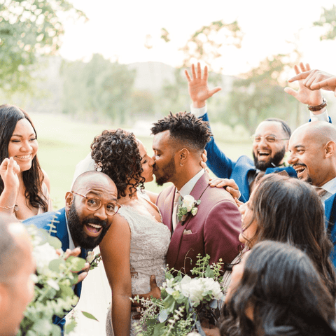 Wedding Party Color Coordination