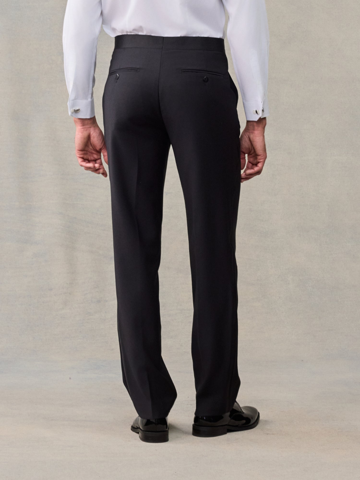 The Black Tux Tuxedo Pants-Slim In Black | Size: 38/34