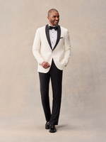 Contrast Shawl Tuxedo Jacket