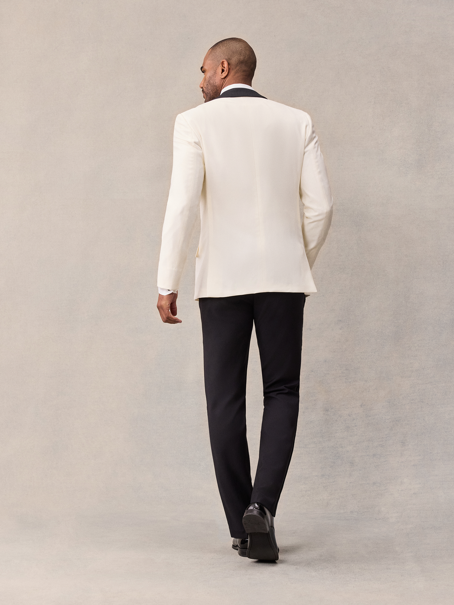 Contrast Shawl Tuxedo Jacket