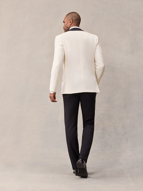 Contrast Shawl Tuxedo Jacket