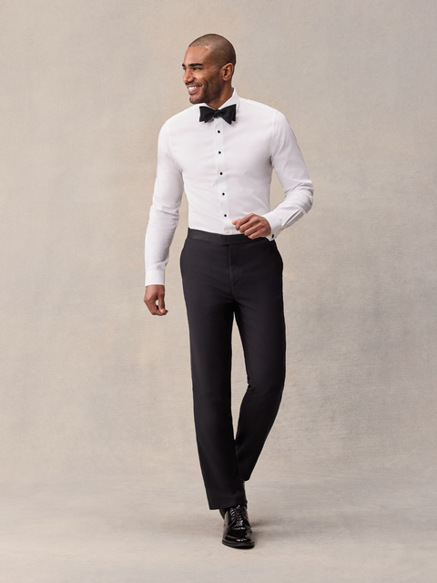 Contrast Shawl Jacket Tuxedo