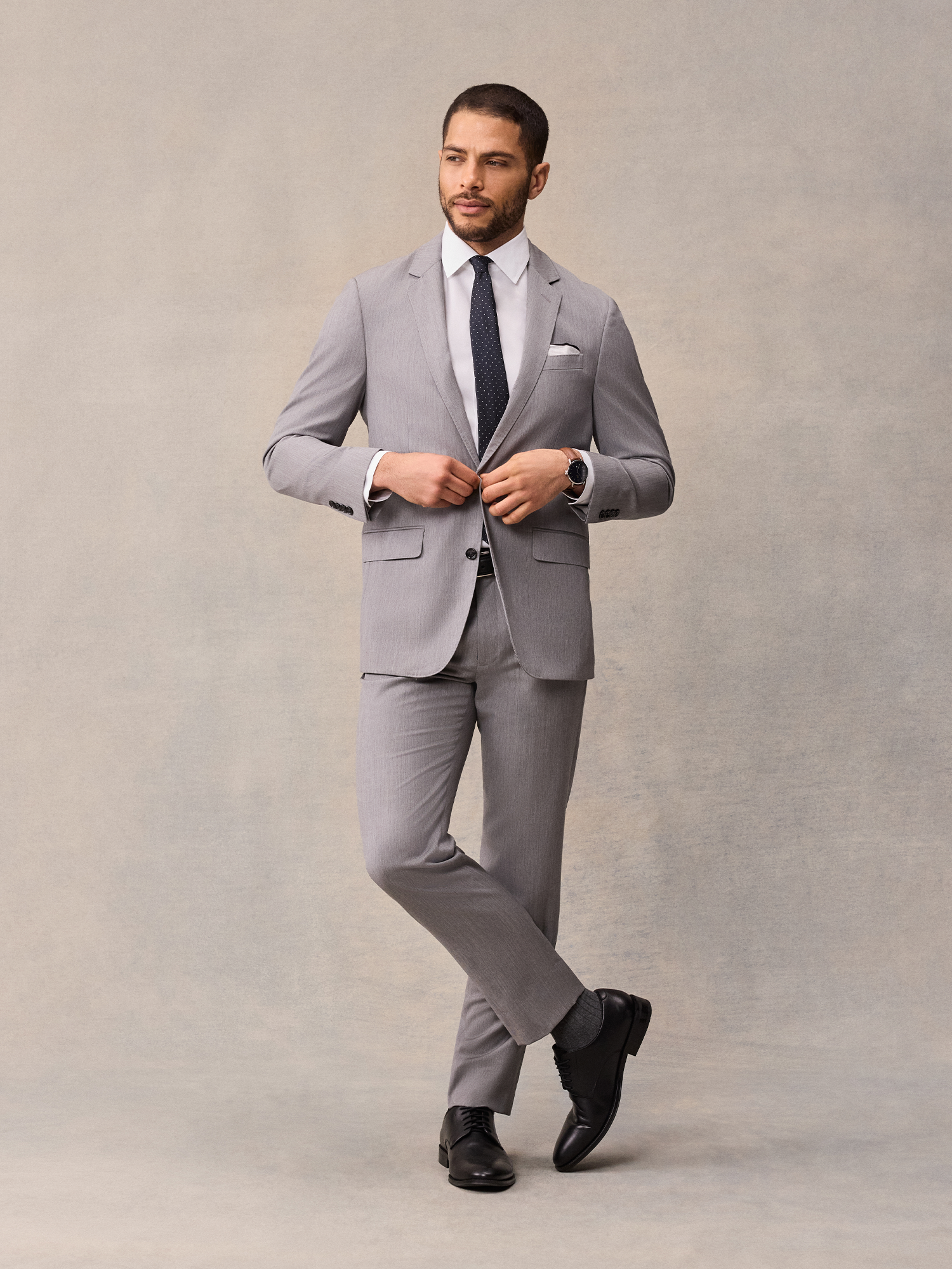 Light Grey Suit Outfit