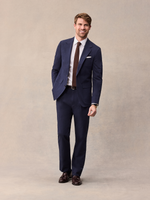 Navy Seersucker Suit