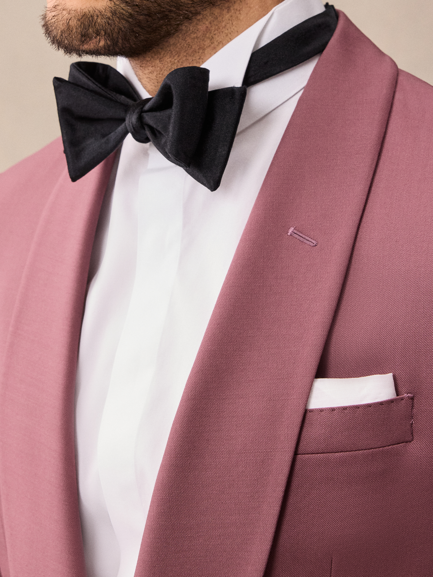 Rose Shawl Collar Tuxedo