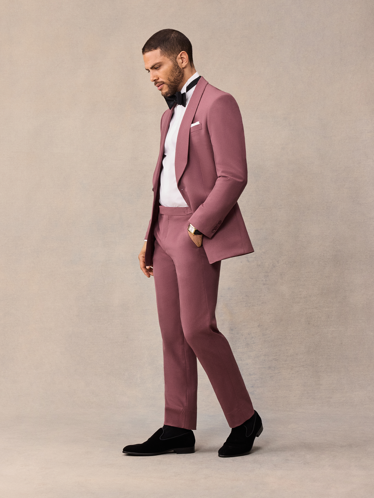 Rose Shawl Collar Tuxedo