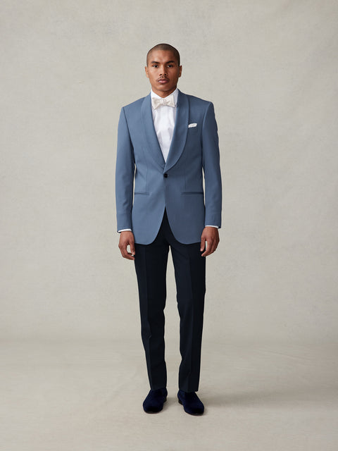Lake Blue Shawl Jacket Tuxedo