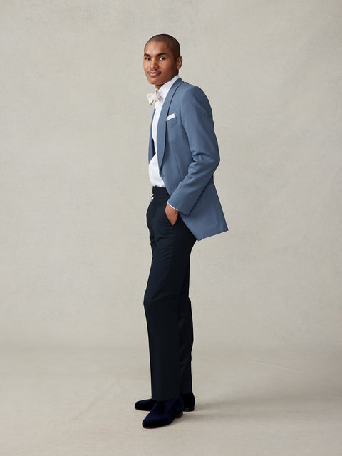 Lake Blue Shawl Jacket Tuxedo