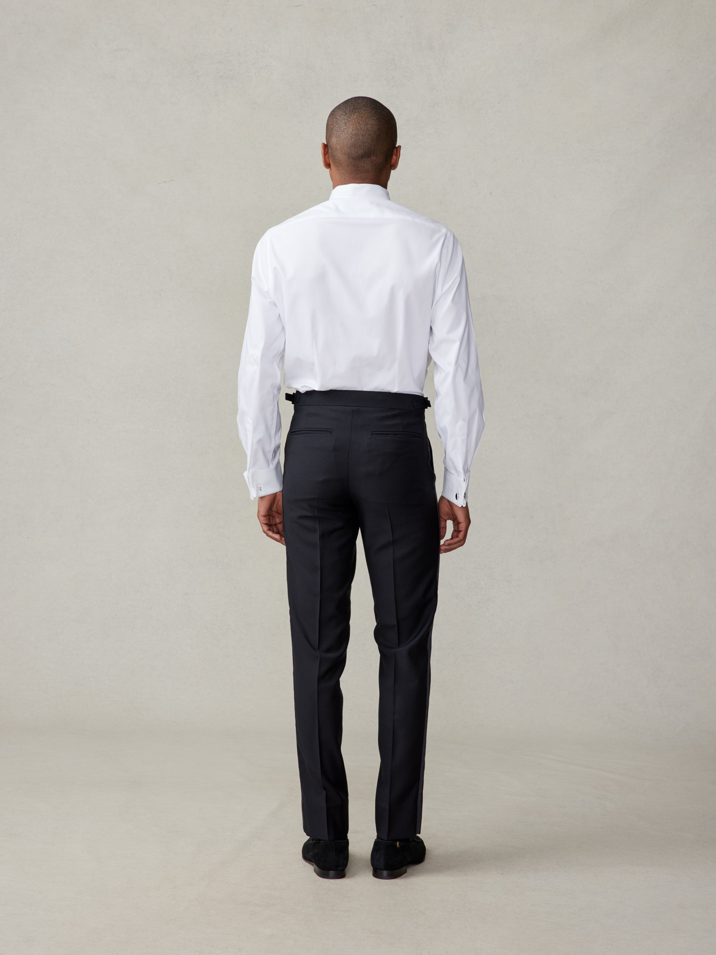 Grosgrain Bound Tuxedo Pants - Classic