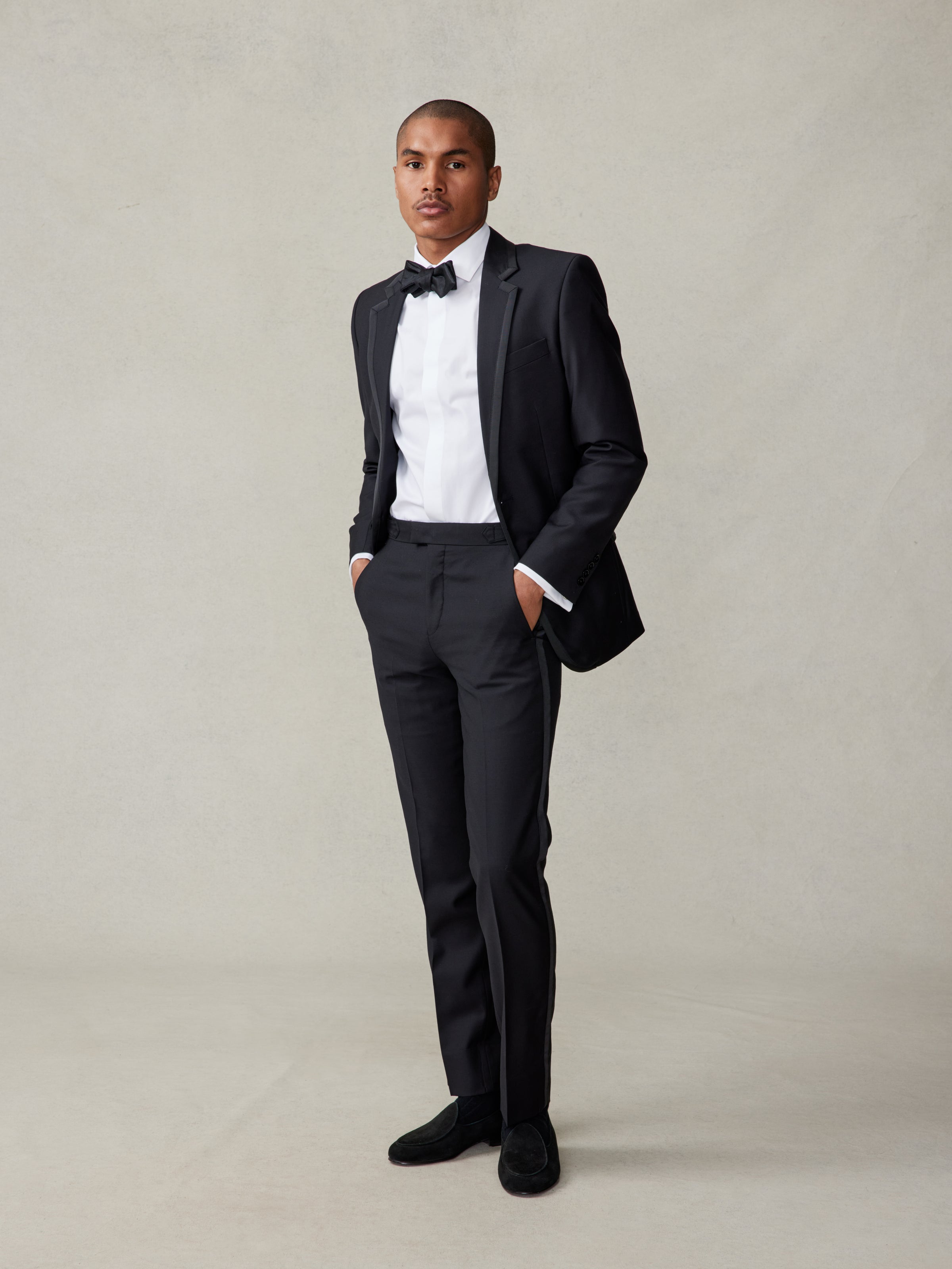 Grosgrain Bound Tuxedo Jacket