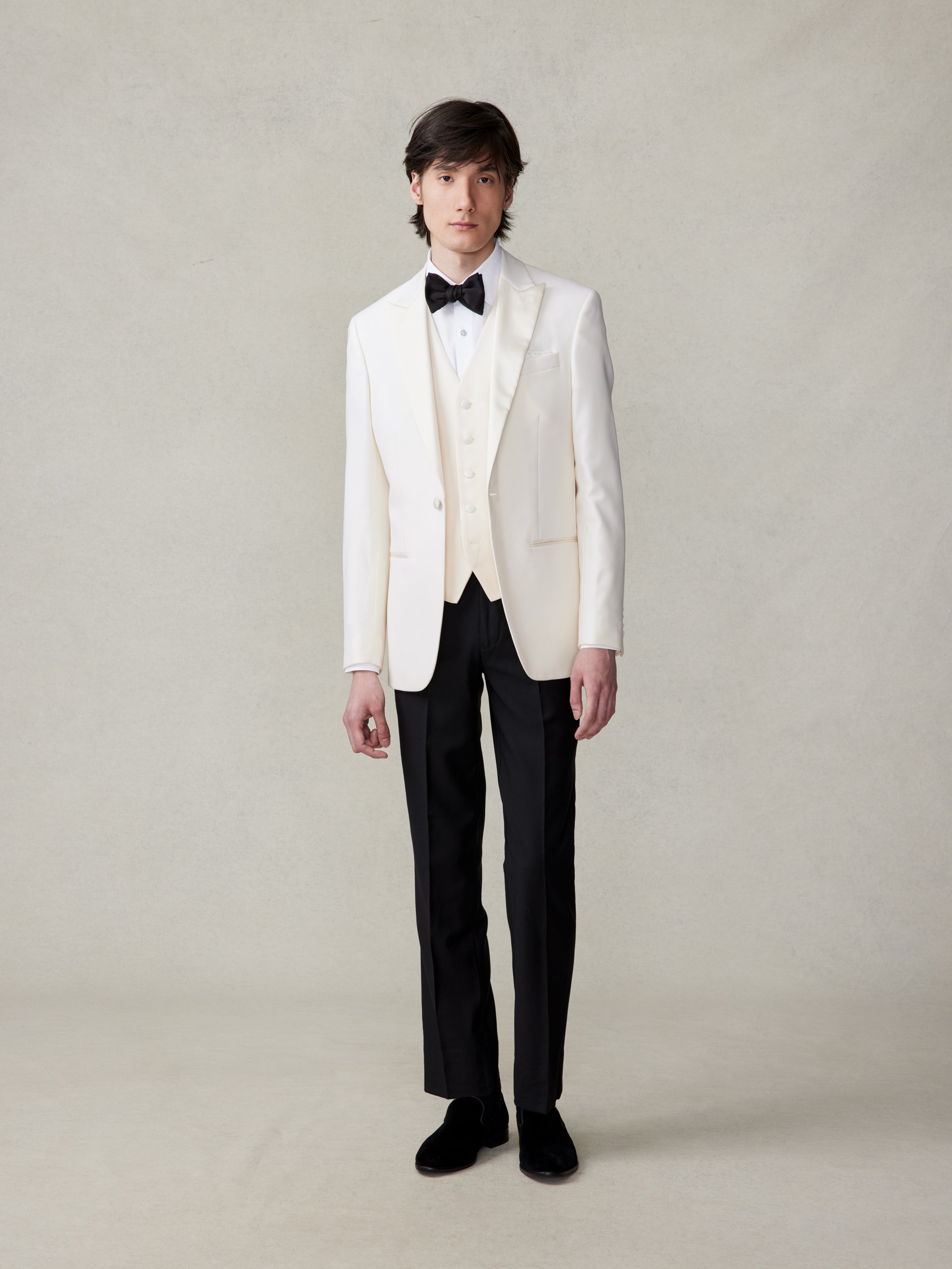 Ivory Tuxedo Vest