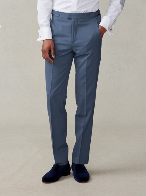 Lake Blue Tuxedo Pants