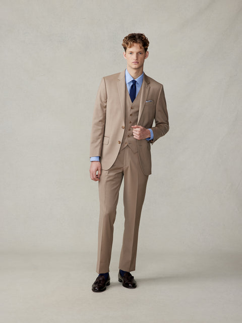 Camel Brown Suit