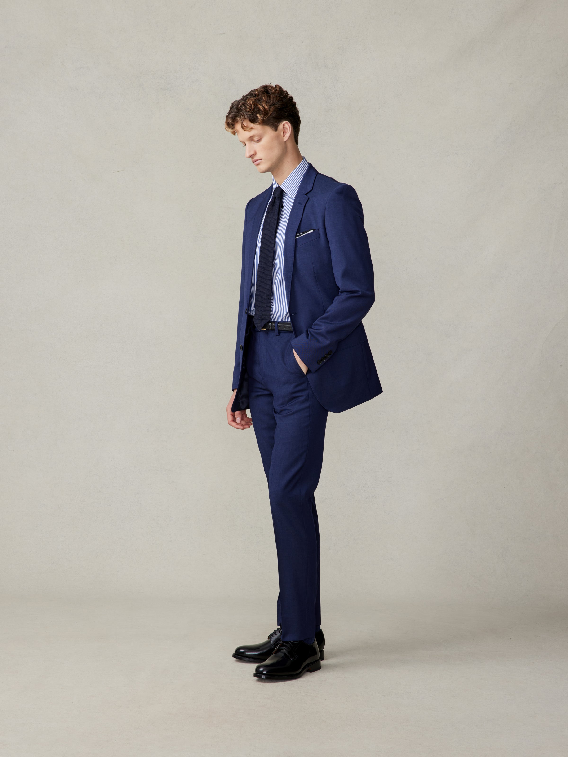 Blue Suit Pants - Slim