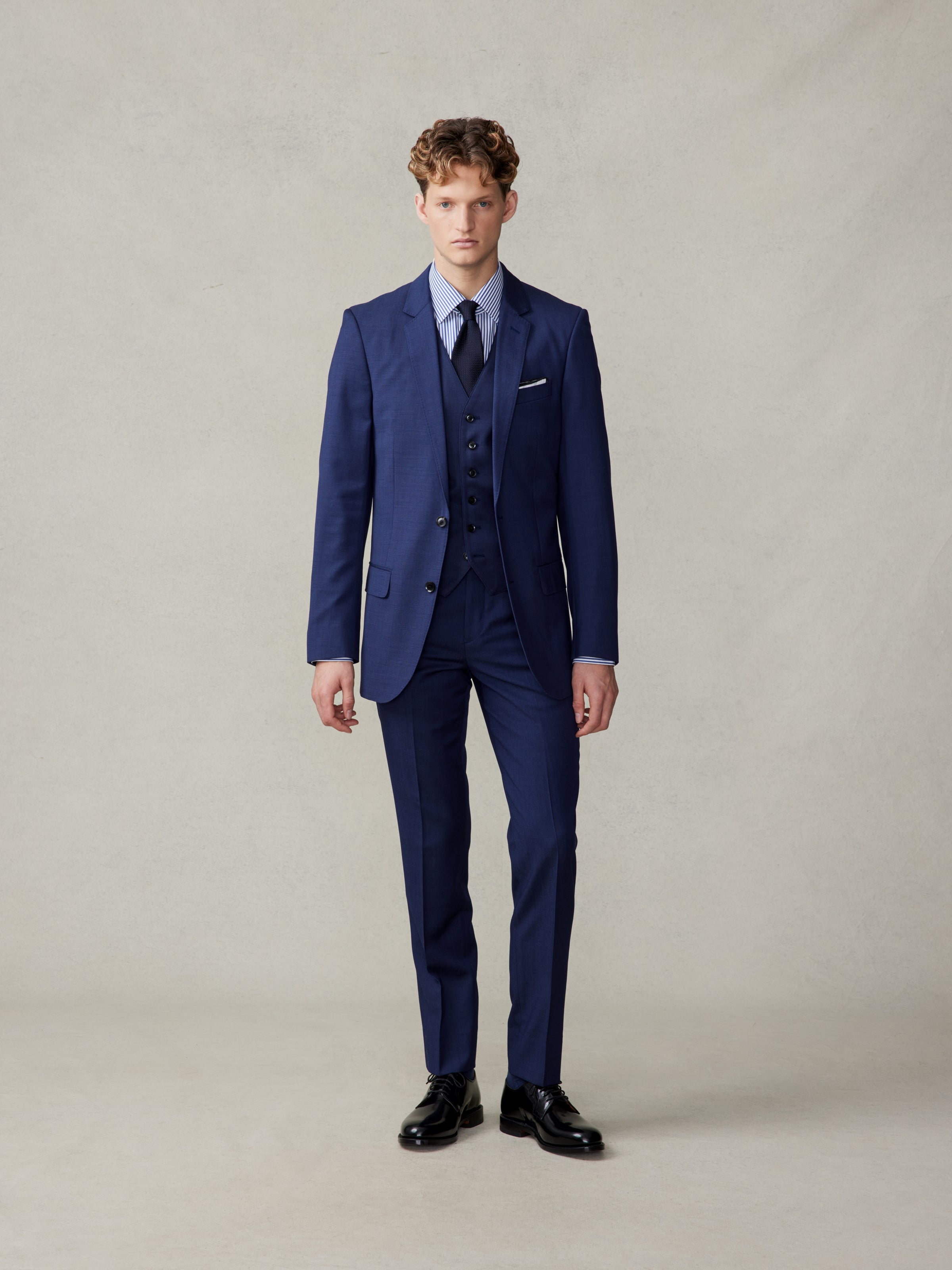 Blue Suit Pants - Slim