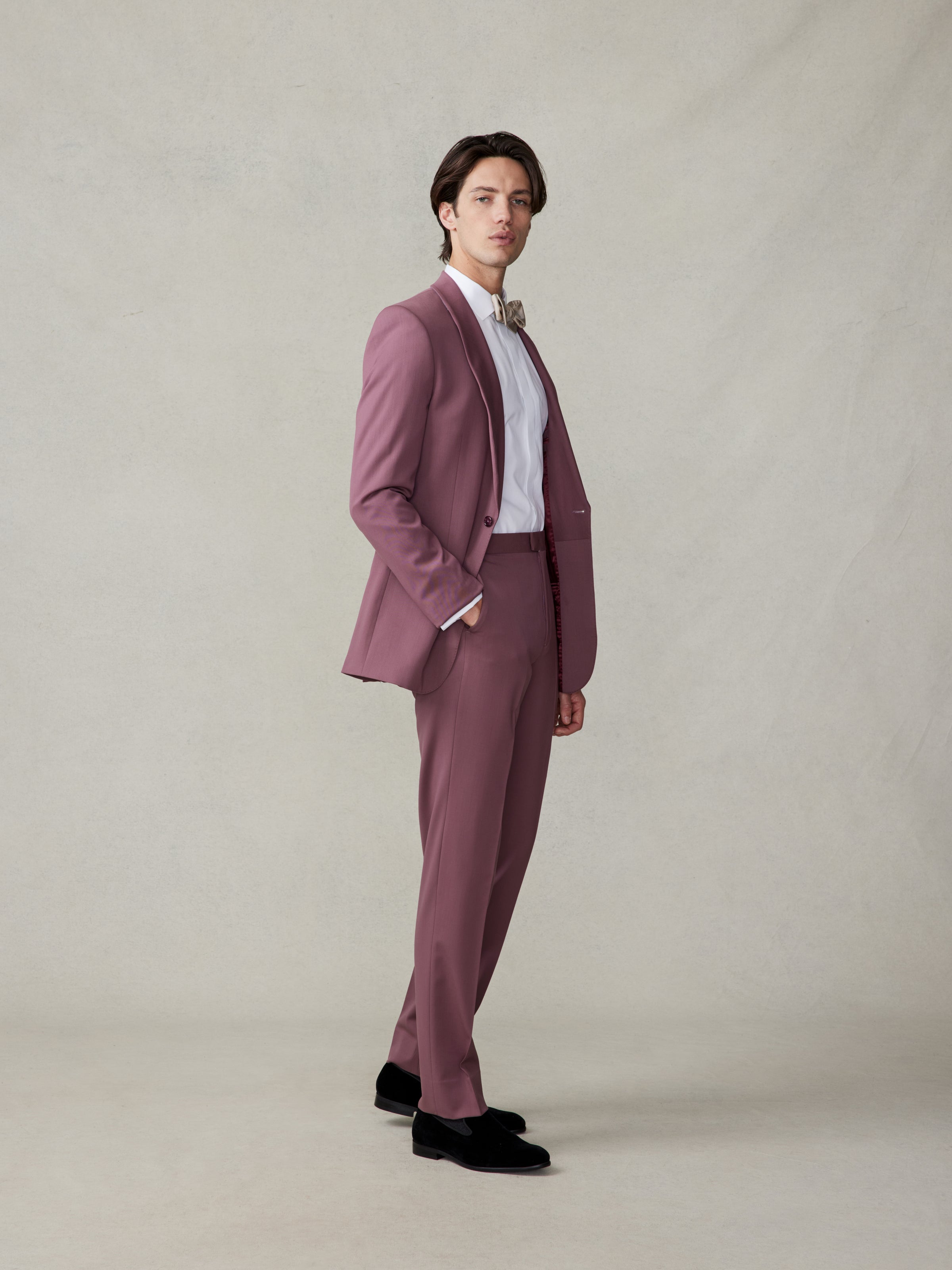 Rose Shawl Collar Tuxedo