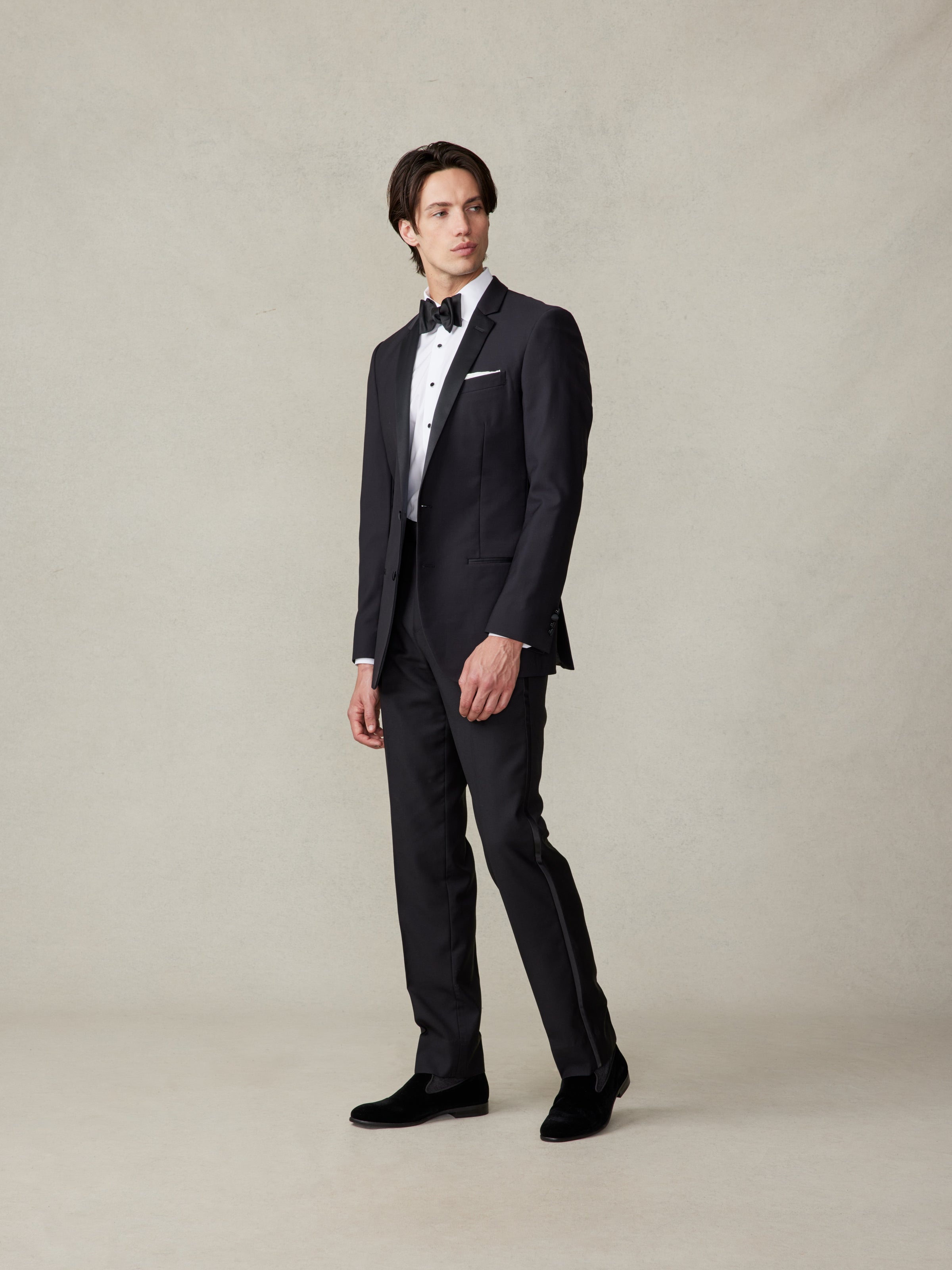 Notch Lapel Tuxedo Home Try-On