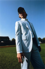 Blue & White Seersucker Suit