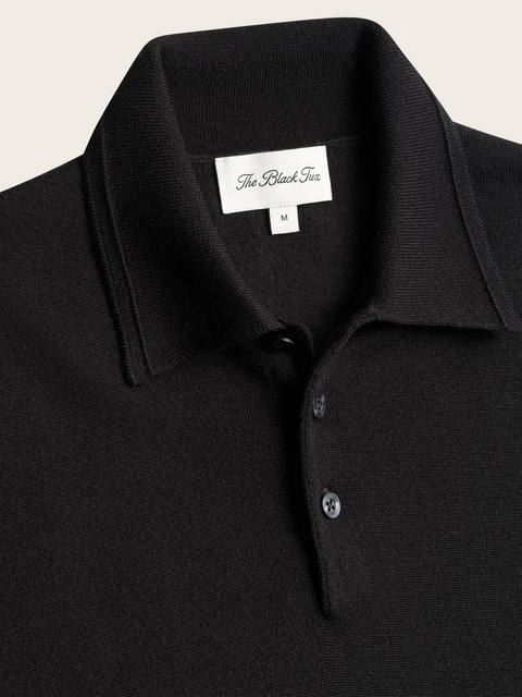 Black Polo Sweater
