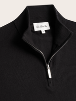 Black ¼ Zip Sweater