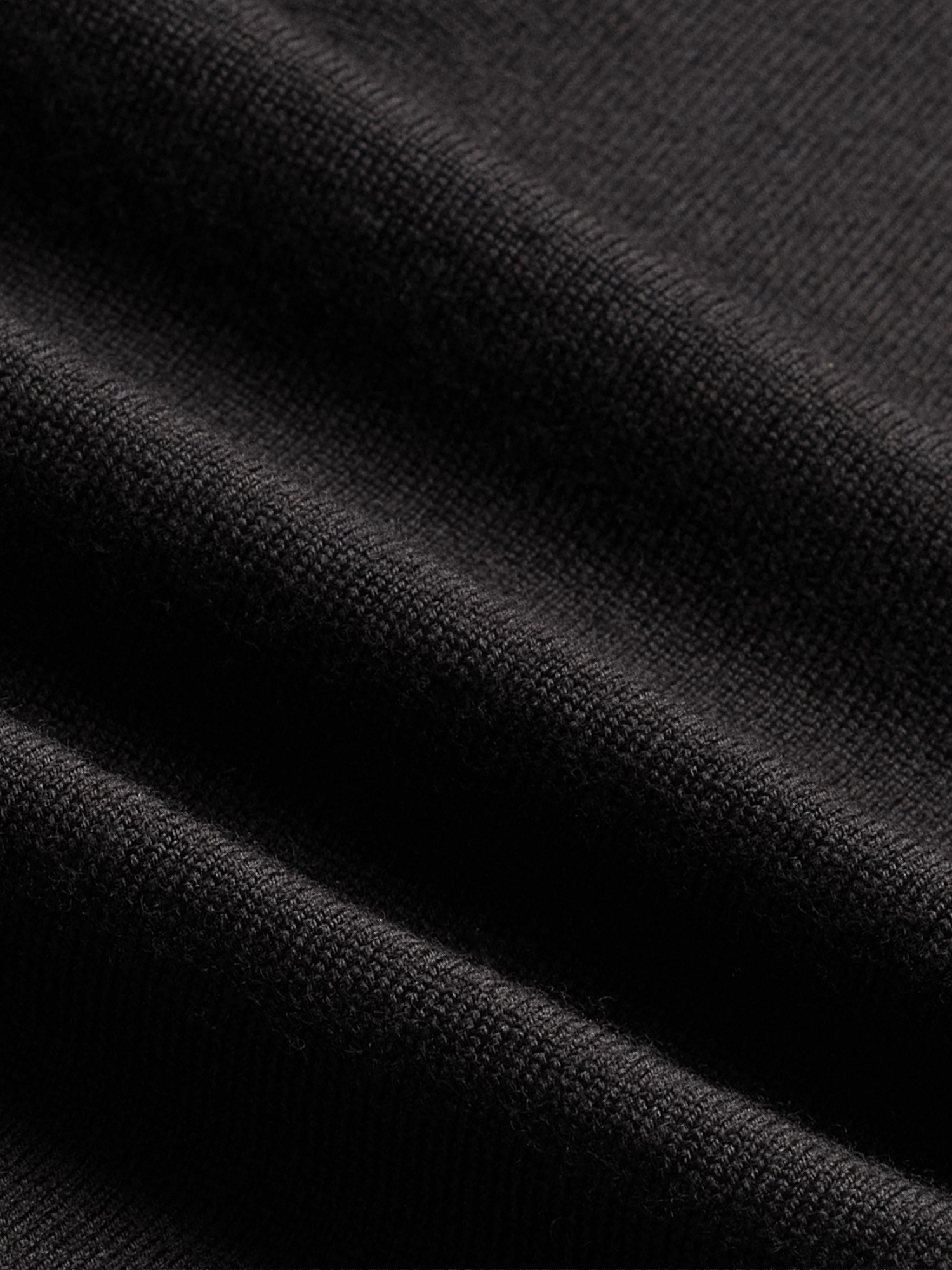 Black ¼ Zip Sweater