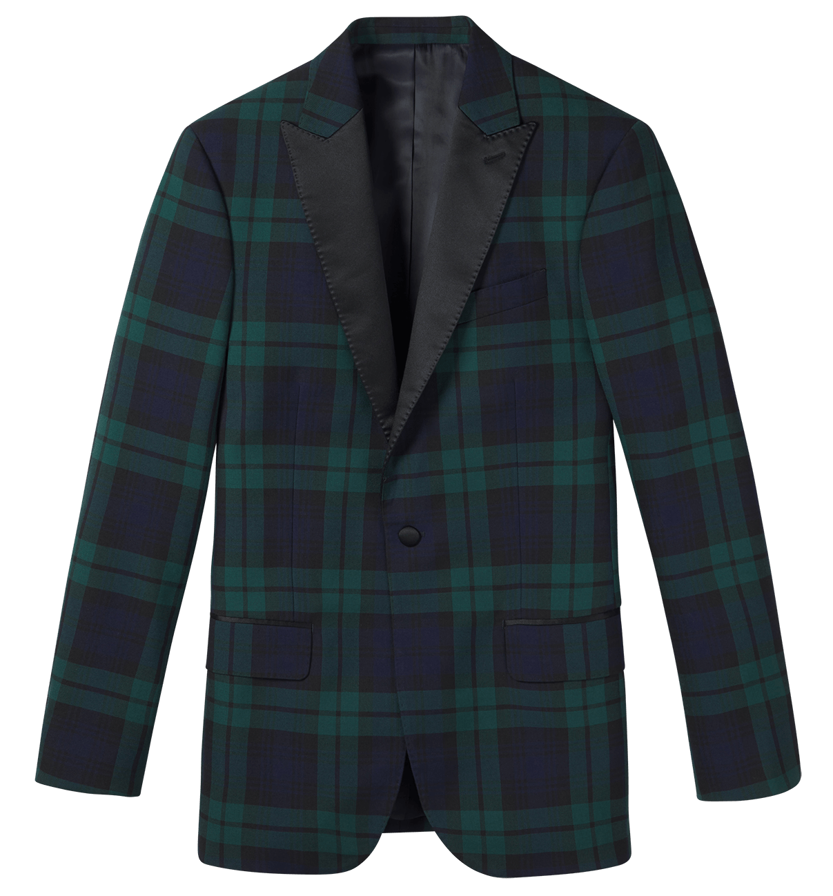 Black Watch Tartan Tuxedo Jacket - The Black Tux