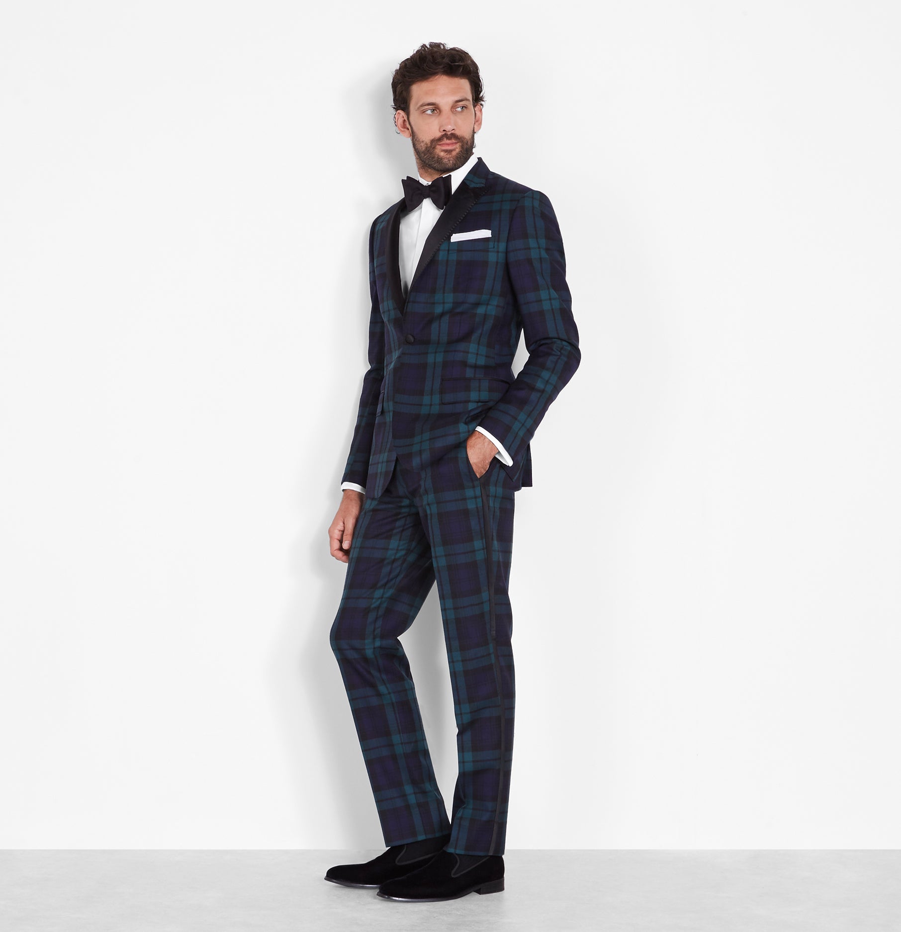 Black Watch Tartan Tuxedo - The Black Tux