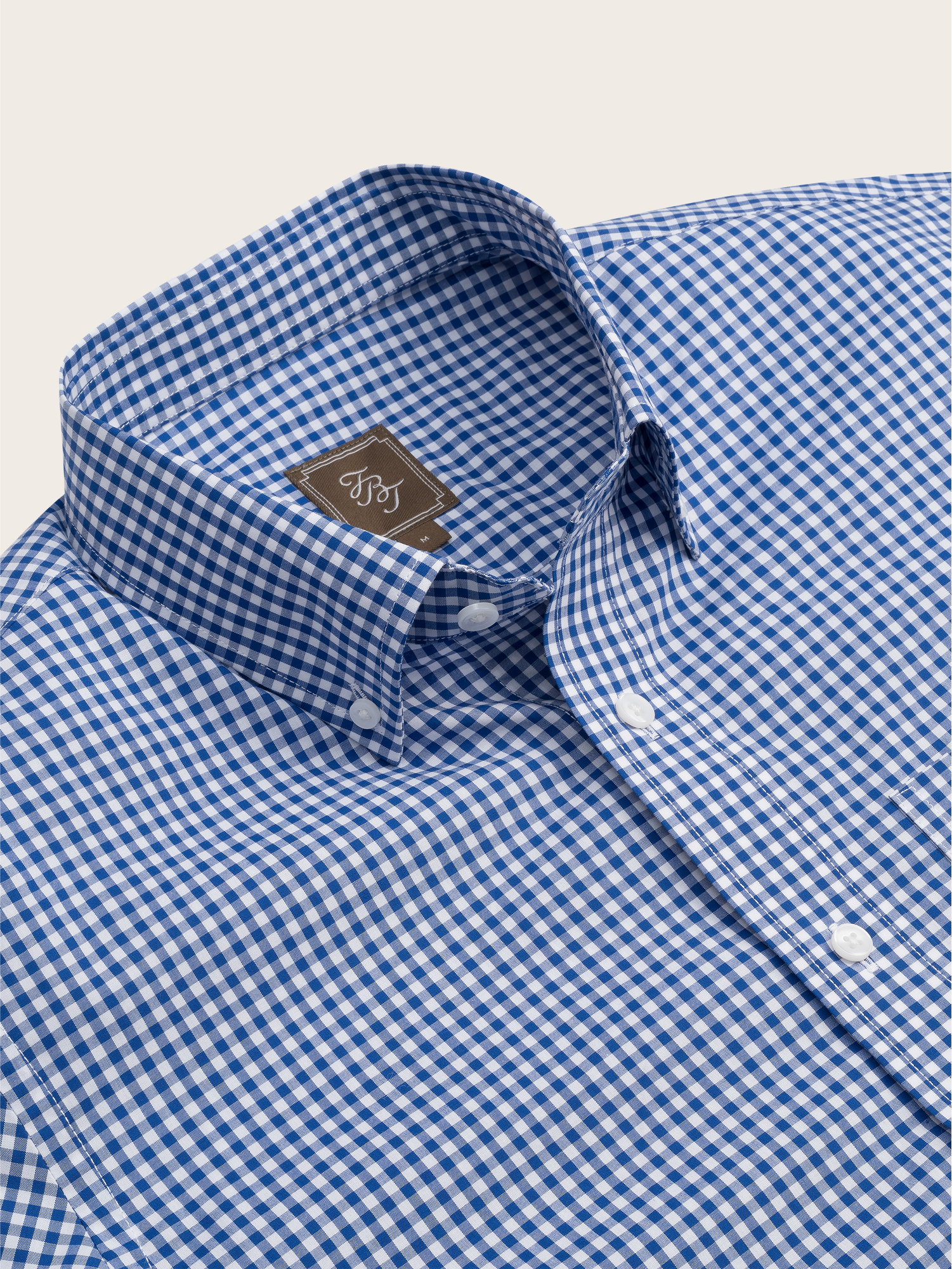 Blue & White Gingham Shirt